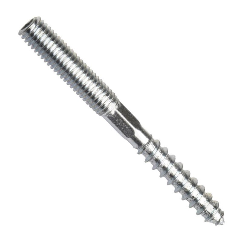 Kombinovaný šroub se dvěma závity (metrický/do dřeva), drážka torx, ocel, zinek bílý, m8x80 mm Kombinovaný šroub se dvěma závity (metrický/do dřeva), drážka torx, ocel, zinek bílý, m8x80 mm
