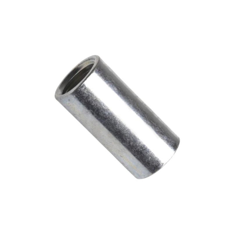 Matice válcová prodlužovací, ocel 6, zinek bílý, m6x20x10