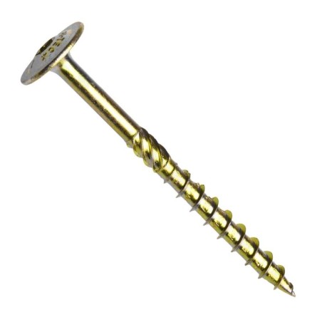 Vrut konstrukční, talířová hlava, torx 20, frézovací segment, špička se zářezem, částečný závit, ocel, zinek bílý, 4x40 mm