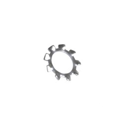 Din 6797-a ozubená podložka s vnějším ozubením, ocel, zinek bílý, m3 (3.2x6x0.4)