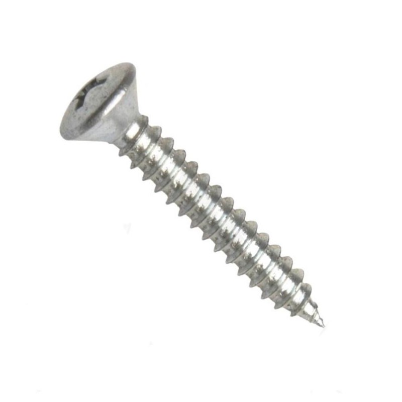 Din 7983 šroub do plechu s čočkovou hlavou a křížovou drážkou phillips, typ c (ostrá špička), ocel, zinek bílý, 4.2x45 Din 7983 šroub do plechu s čočkovou hlavou a křížovou drážkou phillips, typ c (ostrá špička), ocel, zinek bílý, 4.2x45