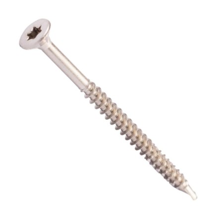 Vrut se zápustnou hlavou a drážkou torx s vrtací špičkou, částečný závit, nerez a2, 4.5x80/60 mm
