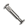 Spojovací článek komplet (šroub + matice), kombi drážka, ocel, zinek bílý, m4x30 mm