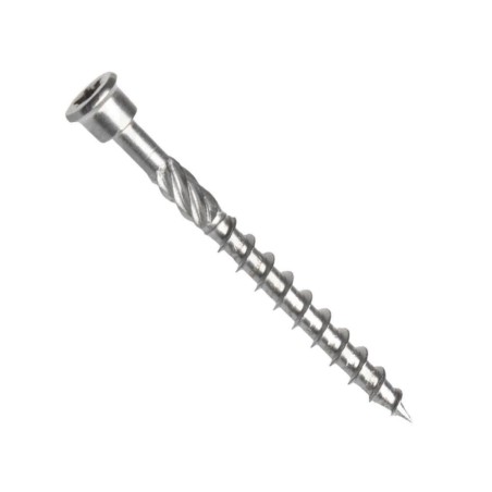 Vrut terasový, cylindrická hlava tx20, frézovací segment, řezná špička, nerez c1 (aisi 410), 4.5x60/36 mm 