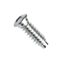Eurovrut, půlkulatá hlava, drážka pozidrive pz 2, hrubý závit, ocel, zinek bílý, 6x30 mm