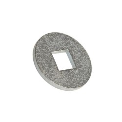 Din 440v podložka pro dřevěné konstrukce se čtvercovým otvorem, forma v, nerez a4, m5 (5.5x18x2)