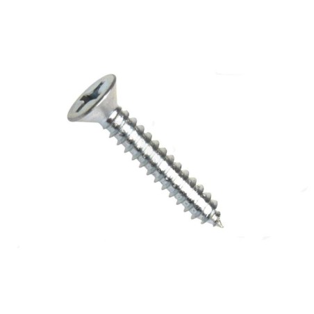 Din 7982 šroub do plechu se zápustnou hlavou a křížovou drážkou phillips, typ c (ostrá špička), nerez a4, 4.8x45