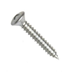 Din 7983 šroub do plechu s čočkovou hlavou a křížovou drážkou phillips, typ c (ostrá špička), nerez a4, 6.3x45