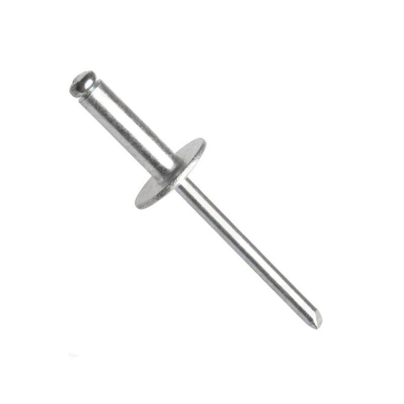 Trhací nýt s velkou hlavou, ocel/ocel, 4.8x14-14 Trhací nýt s velkou hlavou, ocel/ocel, 4.8x14-14