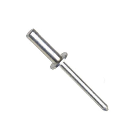 Trhací nýt uzavřený (těsnící) s plochou hlavou, ocel/ocel, 3.2x8