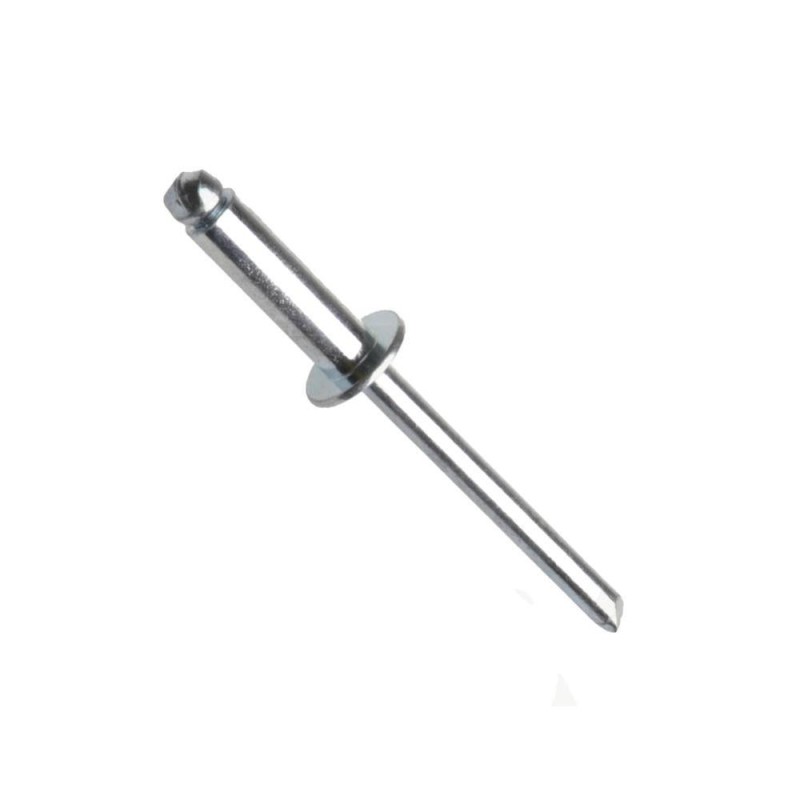 Trhací nýt s plochou hlavou, hliník/ocel, modrý tmavý r-5010 4.0x10 Trhací nýt s plochou hlavou, hliník/ocel, modrý tmavý r-5010 4.0x10