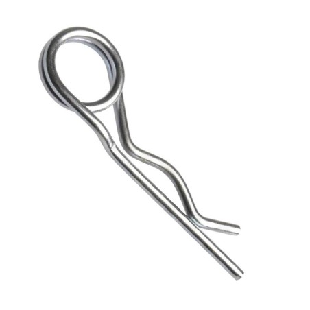 Din 11024 závlačka pružinová jdvojitá double, ocel, zinek bílý, 4.0x78 mm