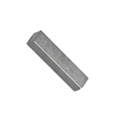 Din 6885 pero těsné nezaoblené, forma b (rovné konce), tolerance h9, ocel c45+c, bez úpravy, 18x11x111