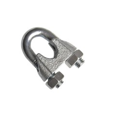 Din 741 lanová svorka, ocel, zinek bílý, 10.0 mm