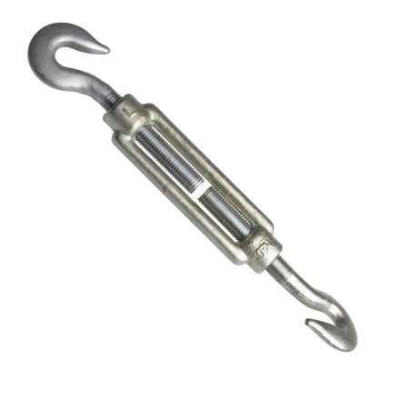 Din 1480 napínač hák-hák, ocel, zinek bílý, m10