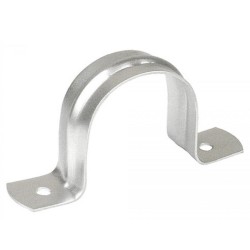 Ab-pu objímka jednoducá typ "c" index®, zinek bílý, 20mm 1/2"