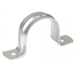 Ab-pu objímka jednoducá typ "c" index®, zinek bílý, 40mm 5/4"