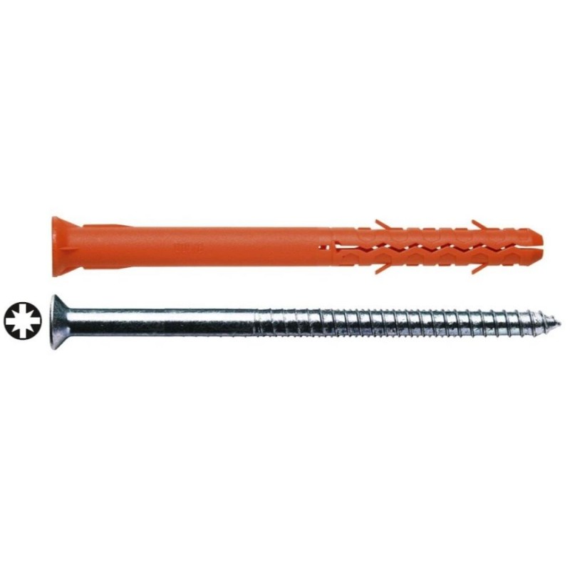 Hmoždinka kontrukční s vrutem pz3 8x140 mbr-s Hmoždinka kontrukční s vrutem pz3 8x140 mbr-s