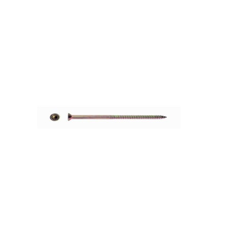 Sr-st bezpečnostní vrut se zápustnou hlavou a drážkou torx (t40) do hmoždinek mungo, ocel, galvanický zinek bílý, 7x245 mm