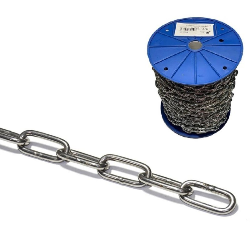 Řetěz dlouhý článek 3mm, zb Řetěz dlouhý článek 3mm, zb