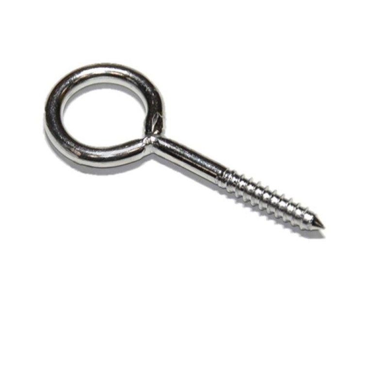 Oko s vrutem 40x16mm nerez a2