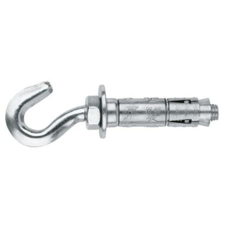 Za-gf segmentová kotva index® s kovaným hákem, zinek bílý, m6x45