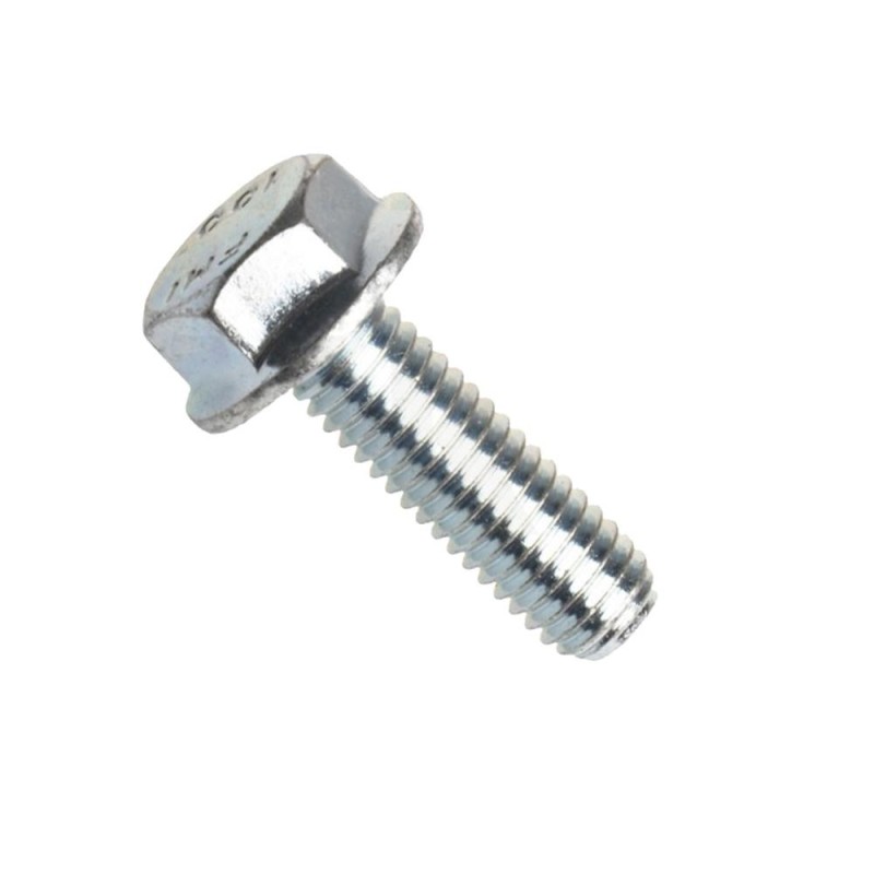 Din 6921, šroub se šestihrannou hlavou s hladkým límcem, ocel třídy 8.8, zinek bílý, m6x70