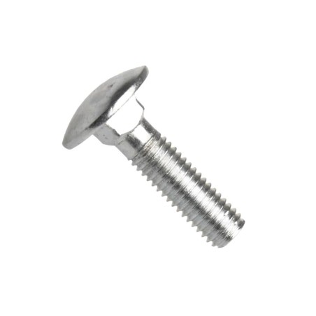 Din 603, šroub "vratový" s nízkou zaoblenou hlavou a se čtyřhranným osazením, ocel 4.6 (4.8), zinek bílý, m16x110 mm