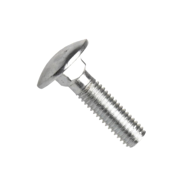Din 603, šroub "vratový" s nízkou zaoblenou hlavou a se čtyřhranným osazením, ocel 8.8, zinek bílý, m16x140 mm Din 603, šroub "vratový" s nízkou zaoblenou hlavou a se čtyřhranným osazením, ocel 8.8, zinek bílý, m16x140 mm