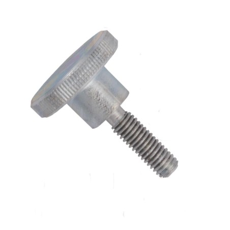 Din 464, šroub s vysokou rýhovanou hlavou, ocel 4.6, zinek bílý, m4x20 mm