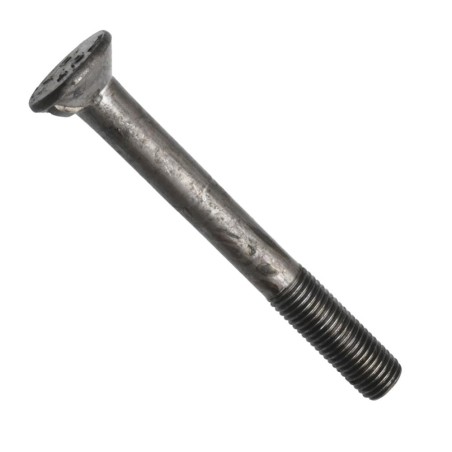 Din 604, šroub se zápustnou hlavou a nosem, ocel 4.6, bez povrchové úpravy, m16x80 mm