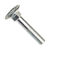 Din 605, šroub se zápustnou hlavou se čtyřhranným osazením, do dřeva, ocel 4.6 (4.8), zinek bílý, m6x50 mm