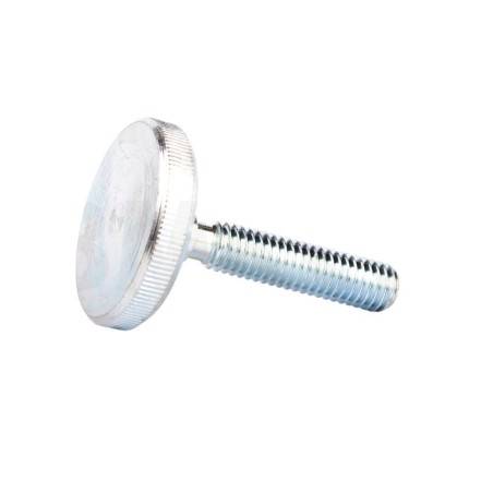 Din 653, šroub s nízkou rýhovanou hlavou, ocel 4.6, zinek bílý, m3x20 mm