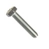 Din 933, šroub se šestihrannou hlavou, celý závit, ocel 8.8, zinek bílý, m4x10 mm