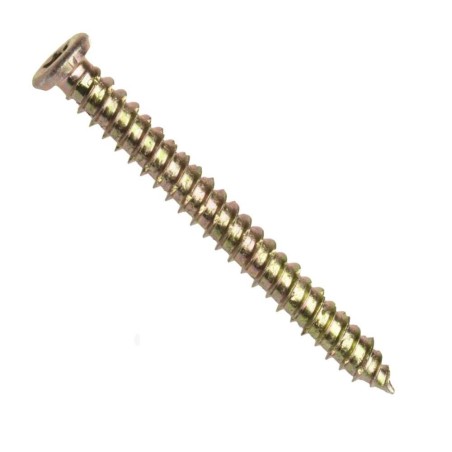 Kotevní šroub okenní "turbo", plochá hlava 11 mm, drážka torx 30, ocel, zinek bílý, 7.5x102 mm