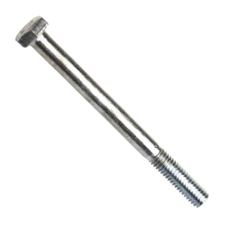 Din 960, šroub se šestihrannou hlavou, metrický jemný částečný závit, ocel 10.9, zinek bílý, m10x1.25x45 mm